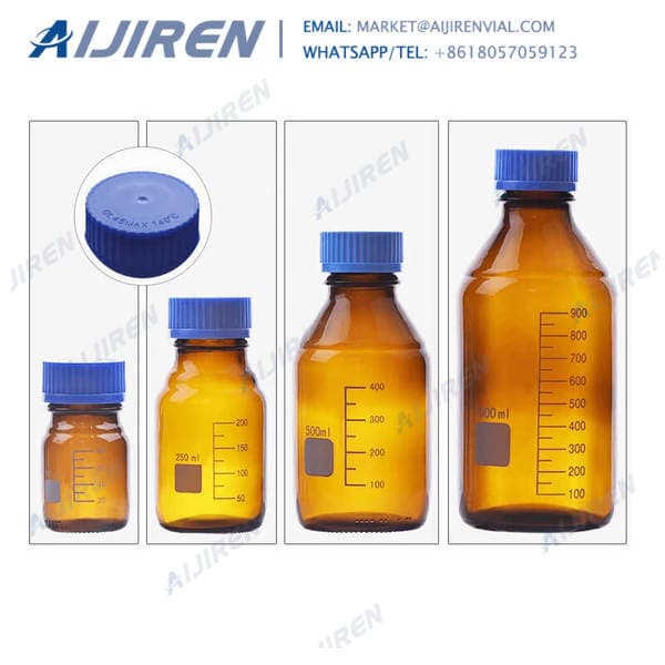 chemical 5 10 amber reagent bottle